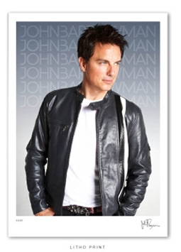 John Barrowman litho print
