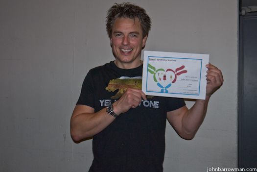 John with the DS Scotland certificate