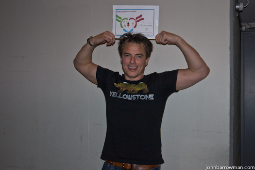John with the DS Scotland certificate