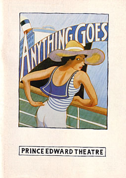 Programme Cover for Anything Goes
