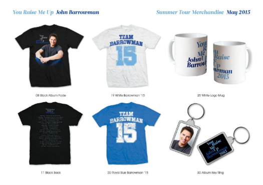Preview of merchandise
