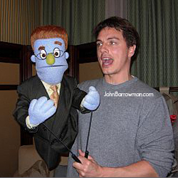 John gives Rod a helping hand