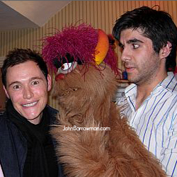 Burn Gorman with Simon Lipkin and Trekkie