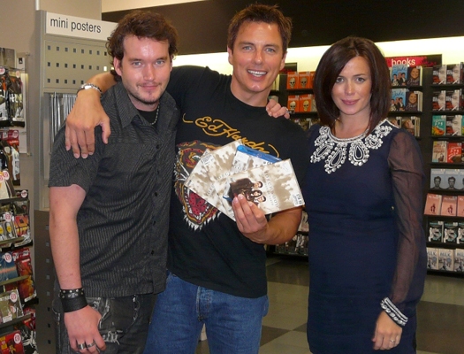 JB with Gareth David LLoyd 