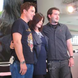 John, Eve and Gareth in London