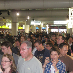 Torchwood fans in HMV, London