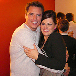 John and Jodie after the pilot recording of Tonight's the Night