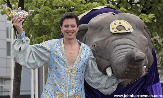 John as Aladdin