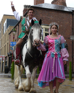 John as Robin Hood