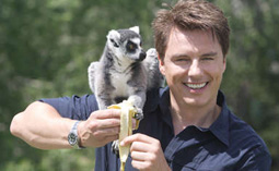 John with bush baby