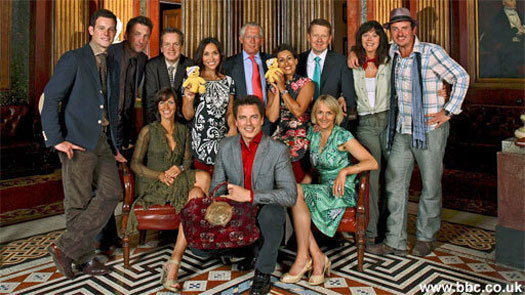 The cast of Around the World at the Reform Club
