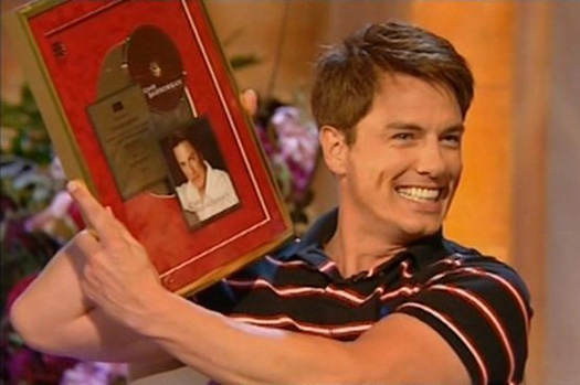 John receives Gold Disc on Alan Titchmarsh Show